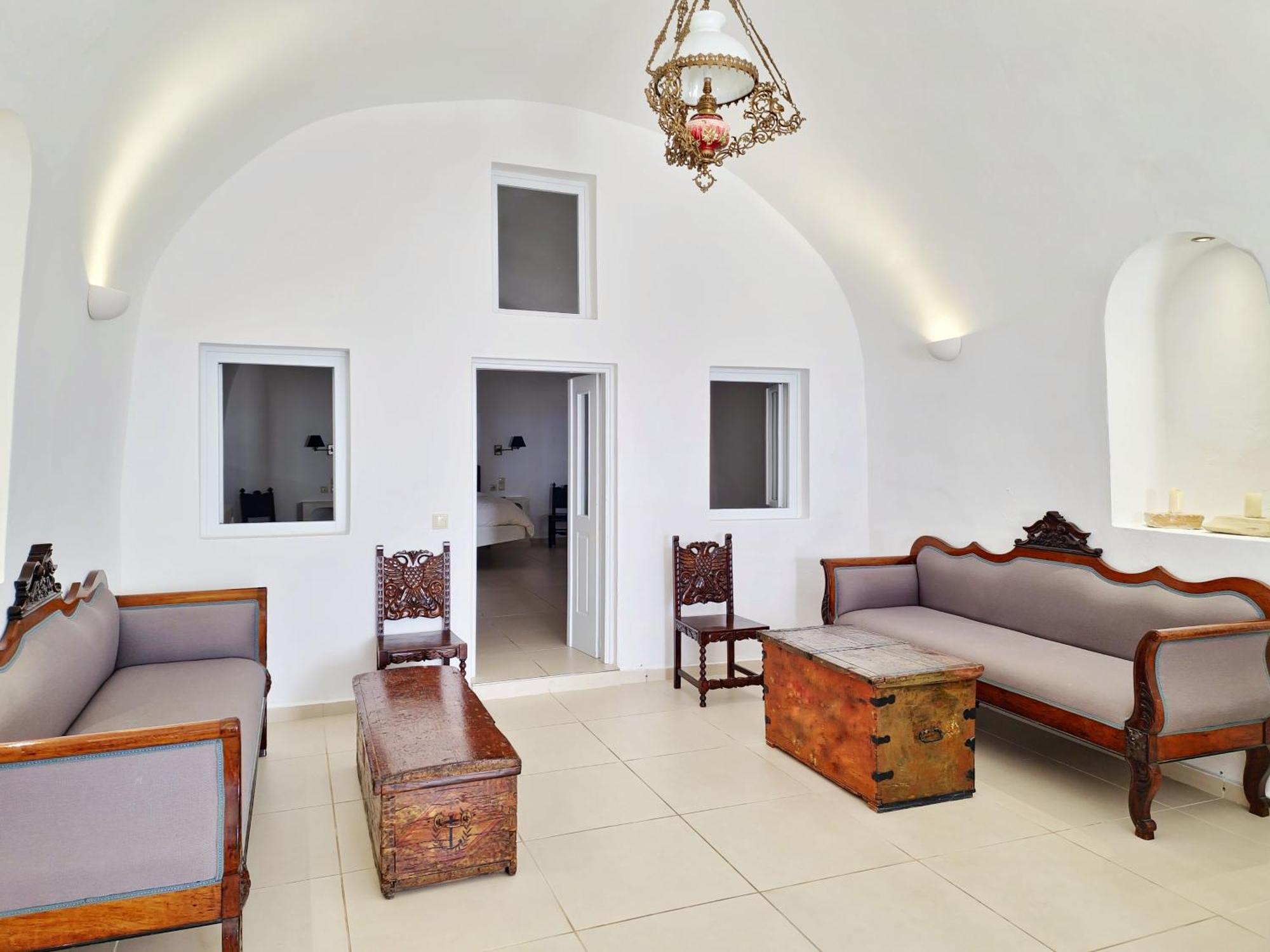 Villa Karpimo Horizon - Caldera View With Private Hot Tub Firostefani Exterior foto